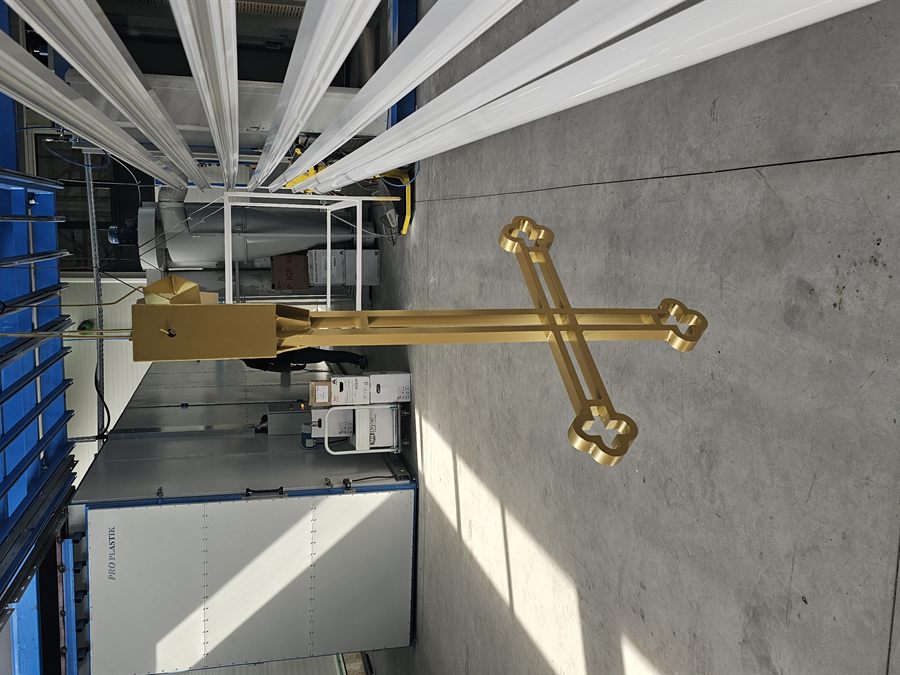 Detalj plastificiranog metala